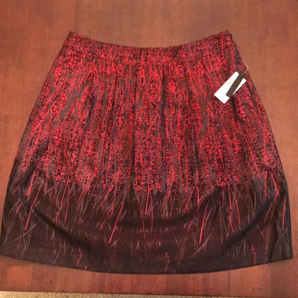 Red and Black skirt with tags!